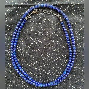 Lapis Lazuli Mini Beaded Necklace | Jay King